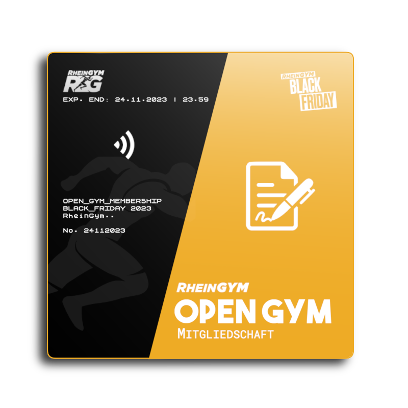 Black Friday OpenGym Mitgliedschaft